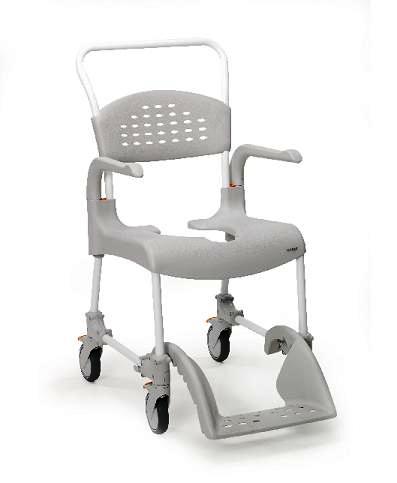 כסא רחצה ושרותים עם גלגלים דגם clean 
