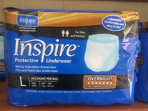 תמונה של תחתון ספיגה למבוגרים INSPIRE OVERNIGHT L ללילה