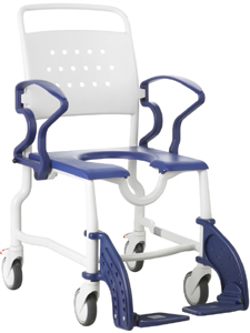 תמונה של כסא רחצה ושירותים rotterdam עם גלגלים
